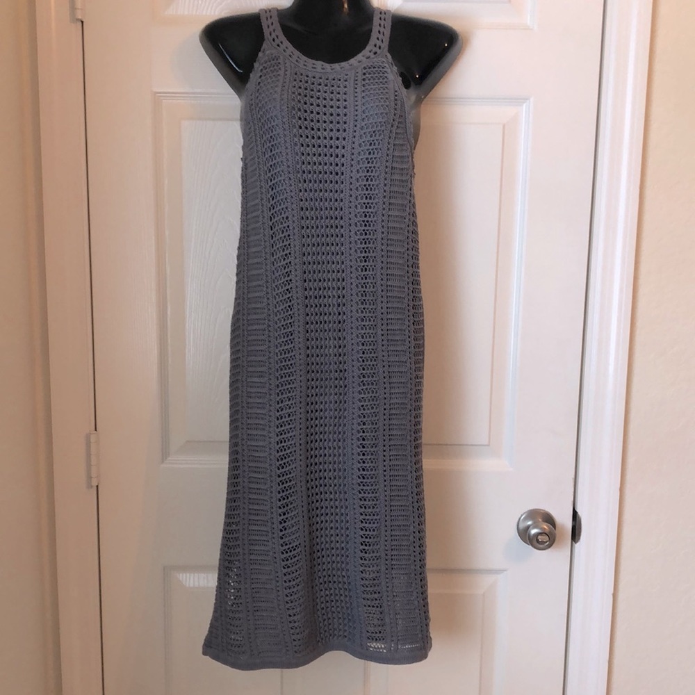 Carmen Marc Valvo Crochet Dress